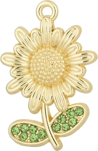 Miniatura 29 de Paquete de 20 dijes de diamantes de imitación chapados en oro, accesorios de cristal para collares, pulseras, joyería, manualidades, bricolaje