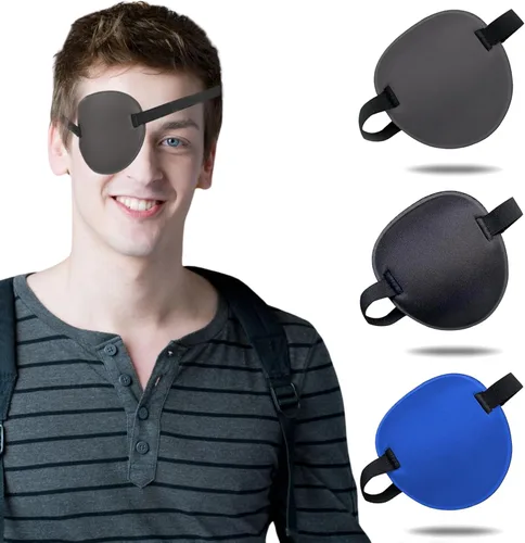 Miniatura 14 de 2 parches oculares, parches oculares médicos para adultos, parche ocular ajustable 3D, parches oculares suaves para ambliopía u ojo vago, válidos
