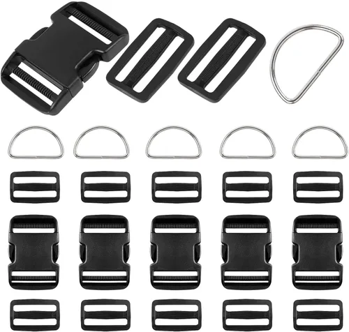 Miniatura 9 de Juego de 4 hebillas de plástico ajustables