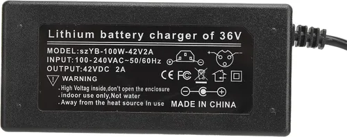 Miniatura 9 de Cargador adaptador de corriente DC 42V 2A para batería de litio de 36V y carga silenciosa