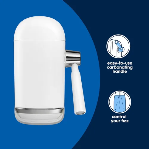 Miniatura 5 de SodaStream - Máquina de agua con gas ART PAQUETE DE VALOR Sistema de CO2 CQC Incluye 2 cilindros de CO2, 2 botellas de 32 onzas líquidas aptas