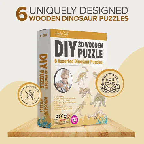 Miniatura 2 de Hands Craft - Juego de rompecabezas de madera 3D