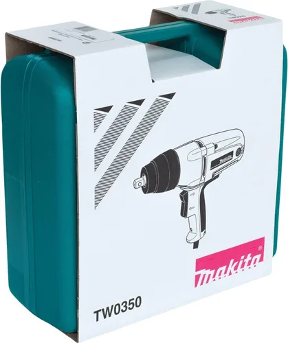 Miniatura 9 de Makita TW0350 Llave de impacto de 1/2 pulgada con yunque de pasador de retención, azul