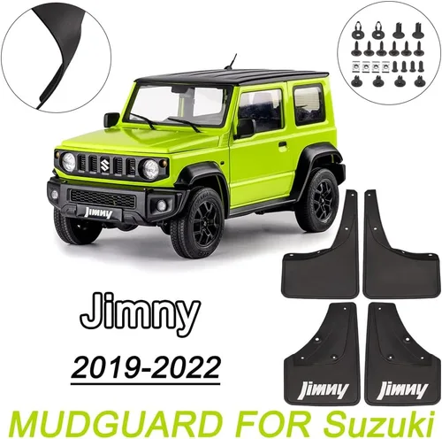 Miniatura 4 de JSCARLIFE Kit de guardabarros para S-uzuki Jimny BJ74 2019-2022 Juego Premium Delantero y Trasero de Guardabarros Protectores contra Salpicaduras