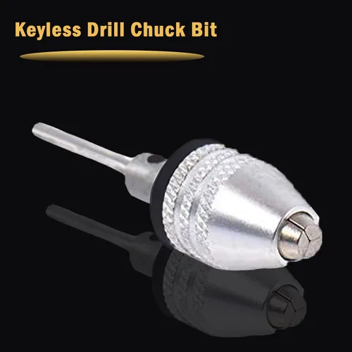 Miniatura 5 de Rongon Herramienta de conversión de portabrocas sin llave para sostener brocas de 0.012-0.134 in, fresas para destornillador eléctrico, adaptador