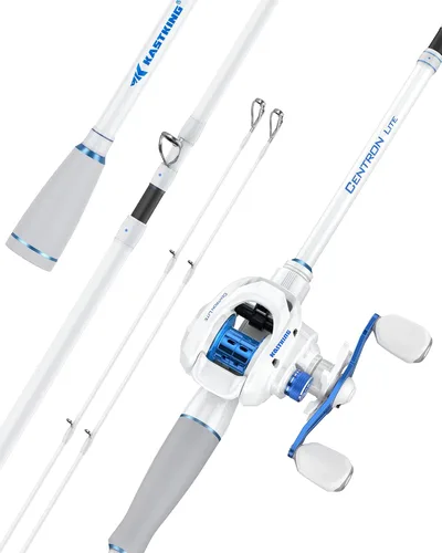 Miniatura 15 de KastKing Centron Lite - Caña de pescar y carrete de viaje, caña plegable de 4/5 piezas con punta doble extra, grafito KastFlex IM6 + sensación