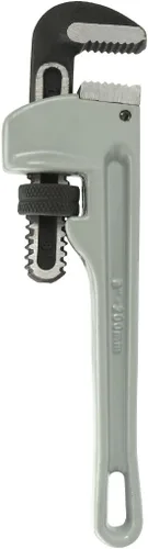 Miniatura 3 de uxcell Llave de tubo recta de mandíbula de gancho resistente con mango de aluminio de 8 pulgadas