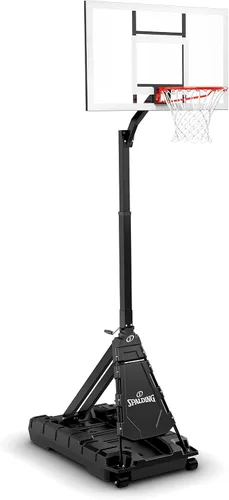 Spalding Momentous EZ Assembly Portable Adjustable Outdoor Basketball Hoop – Assembles in 30 Minutes or Less