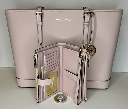 Miniatura 4 de Michael Kors MICHAEL Michael Kors Jet Set - Bolso de hombro grande TZ de viaje con doble cierre para la muñeca