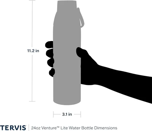 Miniatura 35 de Taza de viaje Tervis de doble pared transparente y colorida con tapa fabricada en Estados Unidos mantiene las bebidas frías y calientes, 16 onzas