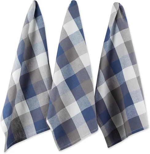 Miniatura 11 de DII Tri-Color Check Collection - Juego de agarraderas para cocina, color negro, 2 piezas