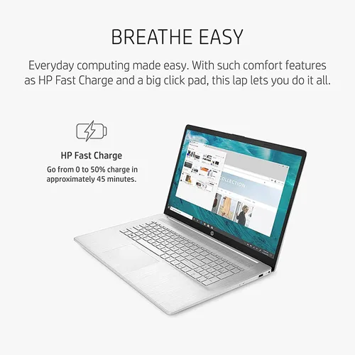 Miniatura 3 de HP Pavilion Laptop de 17.3 pulgadas, pantalla táctil HD+ de bisel estrecho, procesador AMD Ryzen 5 5500U (Beats i7-1185G7), gráficos AMD Radeon