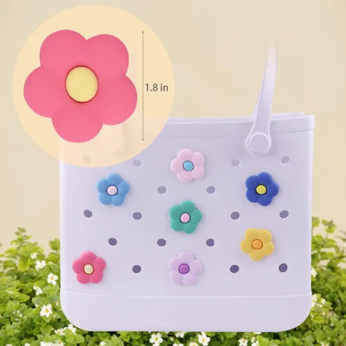 Miniatura 2 de WORBSS - Dijes para bolsa Bogg, accesorios para bolsas de playa simples y modernos, decorativos para bolsa de playa Simply Southern, accesorio