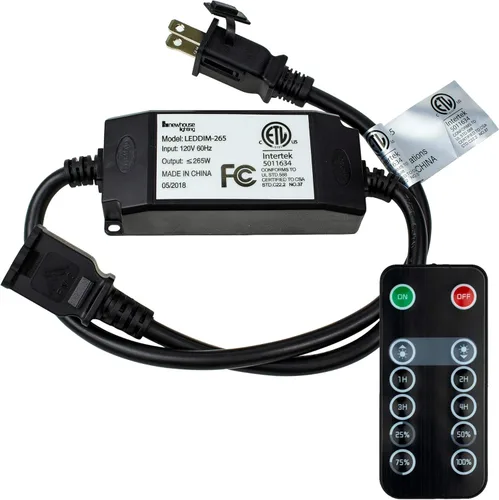 Newhouse Lighting RS-NA-265W - Tira de luz LED inalámbrica para exteriores, salida de control de atenuador, 265 vatios máximos, alcance remoto de