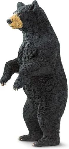 Miniatura 4 de Safari Ltd. Figura de oso negro de pie, figura realista de 4 pulgadas, juguete educativo para niños, niñas y niños a partir de 3 años