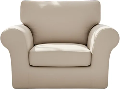 Miniatura 10 de Eco-Ancheng Fundas para silla, funda de sofá con funda de cojín de asiento separada con parte inferior elástica, 1 funda de asiento con brazos