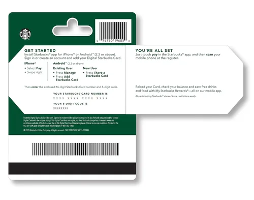 Miniatura 2 de Starbucks Tarjeta de regalo ecológica $25