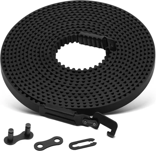 Miniatura 10 de Correa mejorada 41A5250 para abrepuertas de garaje - 237" de longitud para puertas de 7 pies de alto - Compatible con Sentex, WhisperDrive y Negro