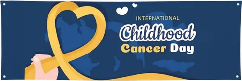 Miniatura 19 de Cartel del mes de concientización sobre el cáncer infantil de 24 x 71 pulgadas, decoraciones para porche, patio, tapiz de fondo, suministros de Negro