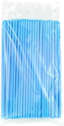 Miniatura 4 de 100 palitos de papel para paletas de papel, 6 pulgadas por 5/32 pulgadas (azul)