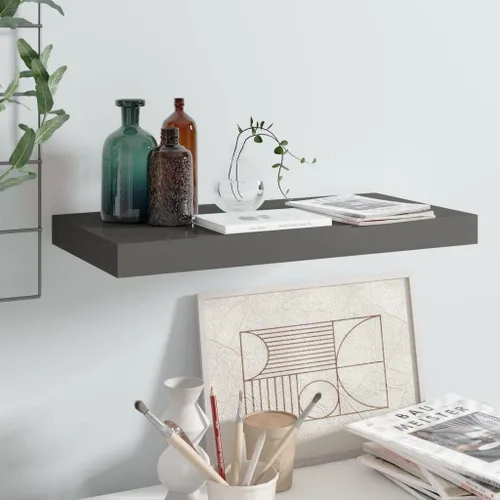 Miniatura 136 de Estantes flotantes de pared, juego de 4 estantes decorativos para montar en la pared, estante colgante con soportes invisibles para decoración
