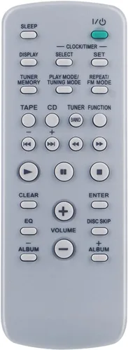 RM-SC3 Reemplazo remoto compatible con Sony Mini HiFi Stereo System MHC-GX450 LBT-ZX9 MHC-LX10000 LBT-ZX8 LBT-ZX6 MHC-GX555 MHC-GX9900 MHC-GX355
