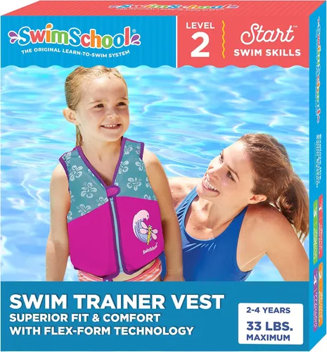 Miniatura 10 de SwimSchool Chalecos de Entrenamiento de Natación para Niños para Niños Pequeños de 2 a 6 Años – Niños/Niñas – Varios Colores/Estilos – Flotadores
