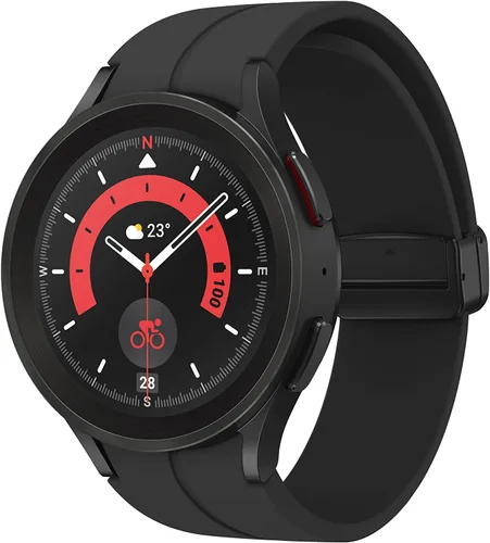 SAMSUNG Galaxy Watch Pro 5 1.772in LTE Smartwatch con rastreador de cuerpo, salud, fitness y sueño, batería mejorada, cristal de zafiro, seguimiento