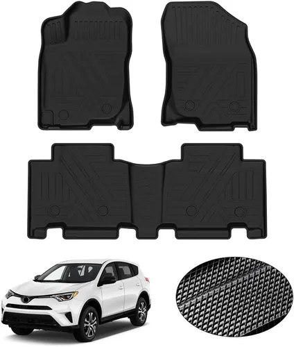 Miniatura 18 de KUST Alfombrillas de suelo personalizadas para Nissan Titan 2017-2024/Nissan Titan XD Crew Cab 2016-2024