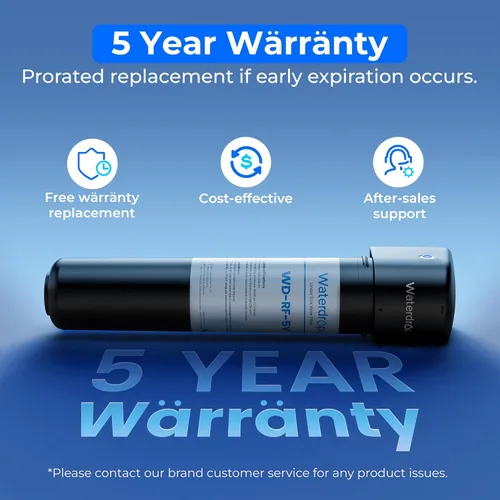 Miniatura 3 de Waterdrop UA-5Y 𝟓 𝐀ños Sistema de Filtro de Agua para Debajo del Fregadero, Ultra Larga Vida, Reduce Plomo, Cloro, Mal Sabor y Olor, Filtro de Agua