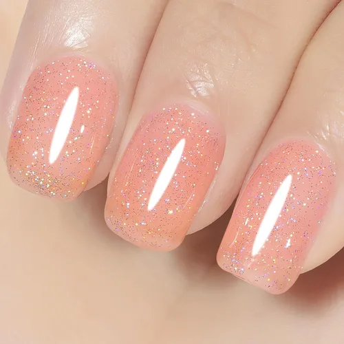 Miniatura 13 de YTD Likomey Esmalte de uñas de gel azul gelatina, 49.2 ft, translúcido transparente de pigmento fino, gel de uñas UV, manicura y pedicura