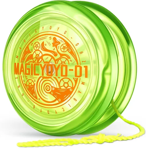 Miniatura 14 de Looping Yoyo D1 Responsive YoYo para niños principiantes, Yo Yo Yo de 2A Loop Yo-Yo Starter Yo-Yo Easy to Play Trucos de cuerda básicos (rojo)
