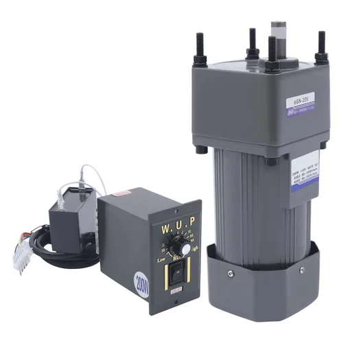 Miniatura 17 de 15W 10K AC110V 125 RPM Motor reductor de engranajes variable ajustable con controlador de velocidad para la industria