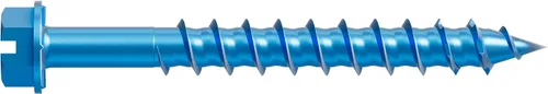 Miniatura 10 de Simpson Strong-Tie TNT25214H Titen Turbo 1/4 pulgadas x 2-1/4 pulgadas. Tornillo de cabeza hexagonal para hormigón y mampostería, azul (100 unidades)