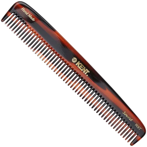 Kent R9T - Peine para desenredar todo el cabello grueso, dientes anchos para cabello grueso, rizado y ondulado. Peine desenredante para aseo y