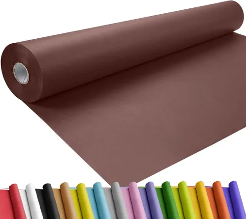 Miniatura 27 de SMART&CASUAL Papel de regalo negro de 17.8 x 760 pulgadas (63 pies) de papel kraft para regalo, tablón de anuncios, ramos, flores, niños, embalaje
