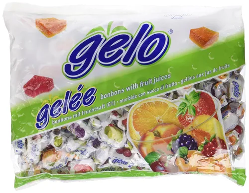 Gelo Surtido Kosher Bonbons con Zumos de Frutas (Grande) 2.2 lbs