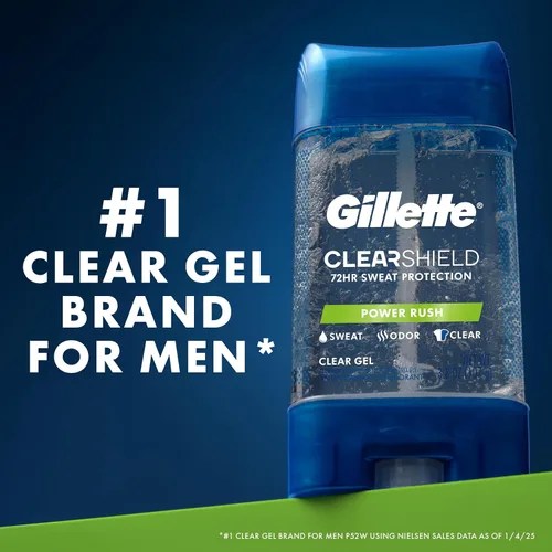 Miniatura 3 de Gillette Antitranspirante y desodorante para hombres, protección contra el sudor y el olor 72 horas, frescura de larga duración, tecnología