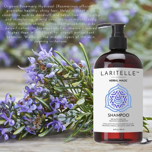 Miniatura 3 de Laritelle Cuidado orgánico del cabello, Champú Champú 17.5 onzas