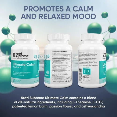 Miniatura 7 de Nutri Supreme Ultimate Calm, apoya el estado de ánimo tranquilo y relajado, sueño de calidad, 90 cápsulas naturales
