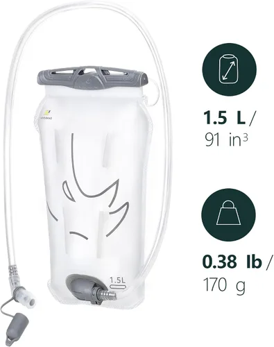 Miniatura 3 de N NEVO RHINO Bolsa de hidratación 2L-3L, depósito de agua para mochila de senderismo, bolsa de almacenamiento de agua a prueba de fugas, bolsa
