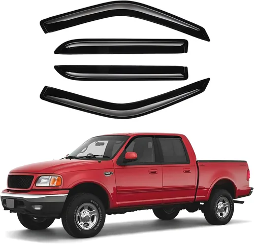 Miniatura 44 de Canvcle RAV4 Rain Guards - Window Visors for Toyota RAV4 2006-2012, Outside-Mount Tape-On Side Window Wind Deflectors for RAV4 Accessories, Vent