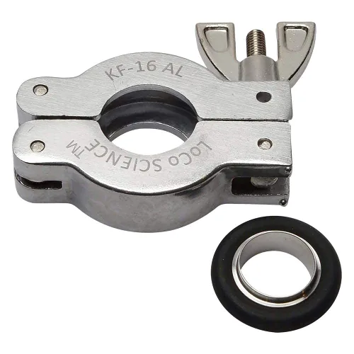 Miniatura 10 de Adaptador de acero inoxidable para accesorios de tubería de vacío - KF-16, tubo de fuelle corregado (39.370 in)
