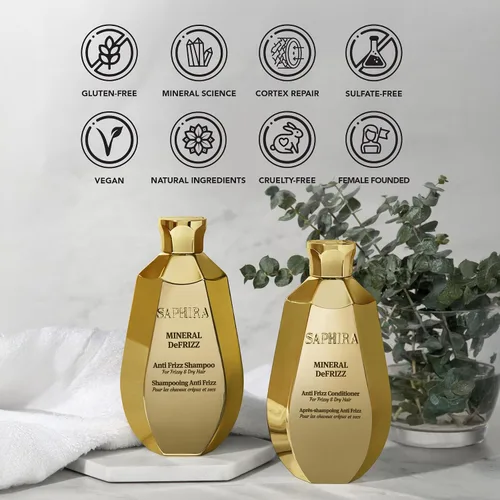 Miniatura 8 de Saphira Mineral DeFrizz Anti-Frizz Shampoo with Dead Sea Minerals