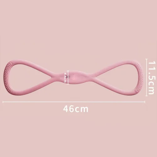 Miniatura 7 de Luminousdo - Bandas de resistencia, figura 8, bandas de ejercicio con asas para mujeres y hombres, bandas elásticas para entrenamiento