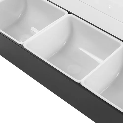Miniatura 8 de Caja de condimentos de cocina, ollas de cocina, tapa de plástico, múltiples compartimentos, contenedor de frutas, contenedor de almacenamiento