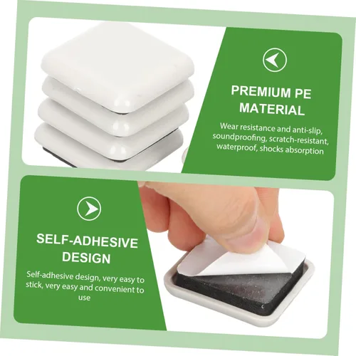 Miniatura 3 de OSALADI 20 piezas autoadhesivas deslizantes para muebles, resistentes a los arañazos, tapas de patas de mesa para sillas y protectores de suelo que