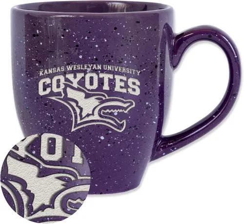 Miniatura 24 de Rico Industries NCAA Virginia Tech Hokies Maroon - Taza de café de cerámica grabada con láser, color del equipo, 16 onzas