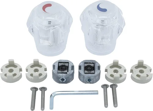 Miniatura 6 de Danco, Paquete de 1, blanco transparente 80010 mango UNIV ACRY SM Household, 2