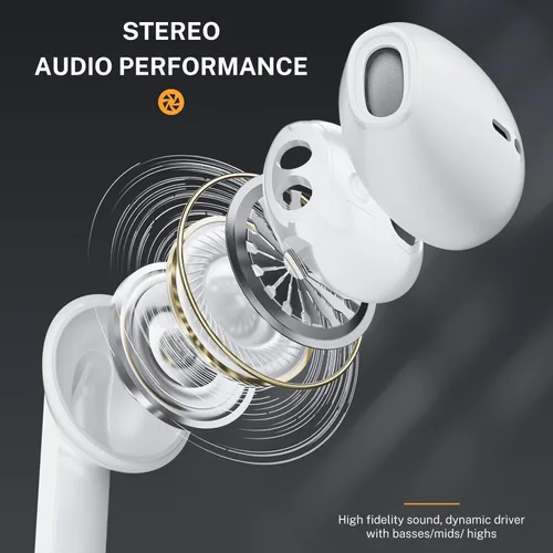 Miniatura 5 de Auriculares USB C tipo C para iPhone 17 Pro/17 Air 15/16 Pro/15 Pro Max/Samsung S25 Auriculares con micrófono con aislamiento de ruido estéreo